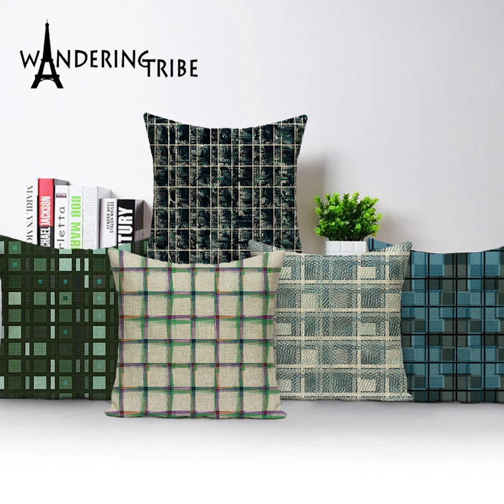 Stripe Cushion Cover Polyester Hemp Household Items Simple Styledecorate Bedroom Chair Automobile 45x45cm Pillow Bushing
Stripe Cushion Cover Polyester Hemp Household Items Simple Styledecorate Bedroom Chair Automobile 45x45cm Pillow Bushing