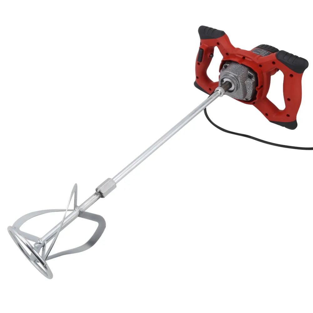 1500W Handheld Electric Mixer for Stirring Mortar Paint Cement Grout 6-speed Red
1500W Handheld Electric Mixer for Stirring Mortar Paint Cement Grout 6-speed Red