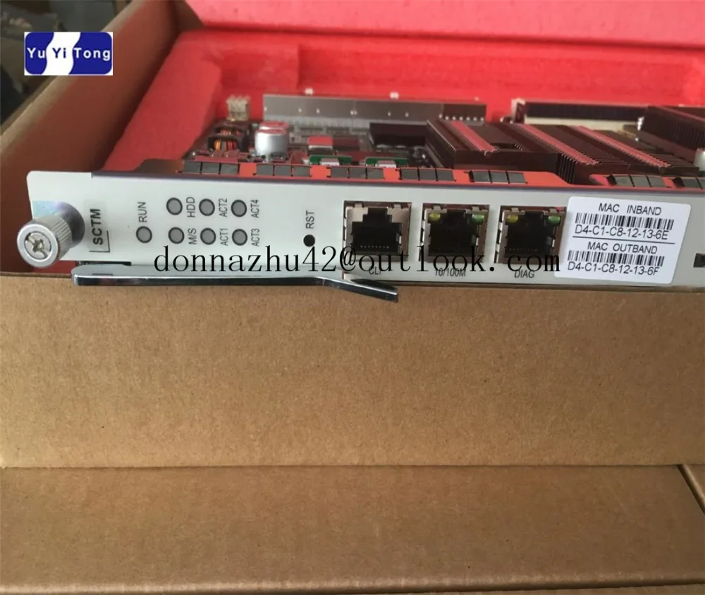 Оригинальная плата управления ZTE 10GE SCTM для ZXA10 C300 GPON/EPON OLT | Мобильные телефоны и