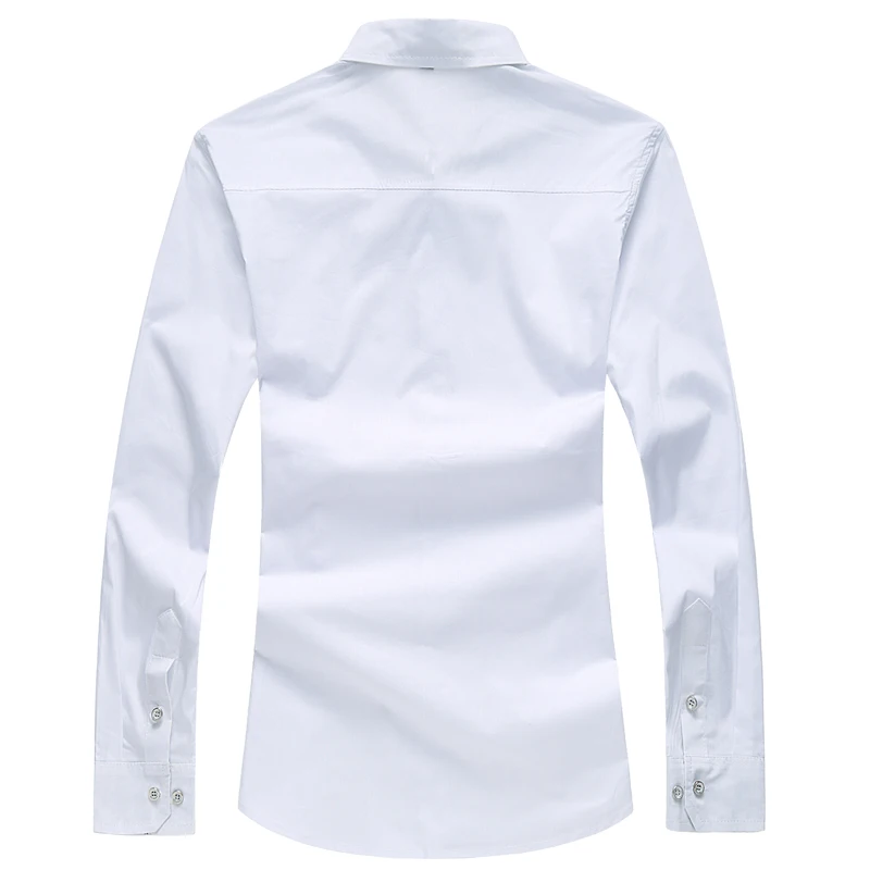 ZhenZhou Solid Men Dress Shirt Long Sleeve M-8XL Plus Size Slim Fit Shirts Men Dress 2021 Fashion Camisas Social Masculina
ZhenZhou Solid Men Dress Shirt Long Sleeve M-8XL Plus Size Slim Fit Shirts Men Dress 2021 Fashion Camisas Social Masculina