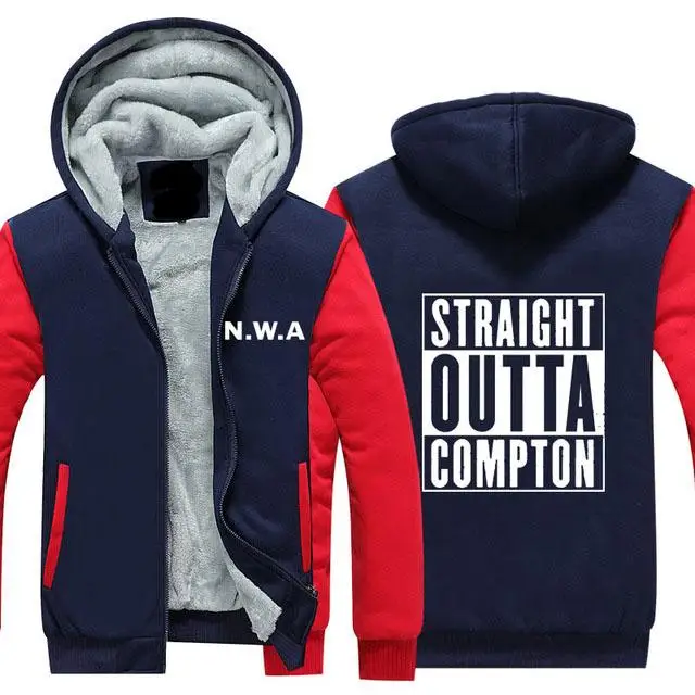 Straight Outta Compton NWA Thicken Hoodie Hip Hop TUPAC LEGEND DESIGN Warm Fleece Zipper Coat Hoodie
Straight Outta Compton NWA Thicken Hoodie Hip Hop TUPAC LEGEND DESIGN Warm Fleece Zipper Coat Hoodie