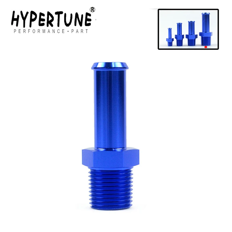 

Hypertune - 20PCS UNIVERSAL ALUMINUM STRAIGHT 5/8" HOSE NIPPLE TO MALE 1/2" NPT FITTING BLUE HT-SL840-10-011