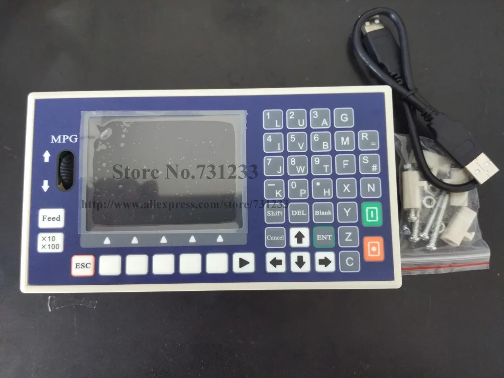 1-4 axis CNC controller USB Port G code Spindle Control MPG Stand Alone stepper servo motor controller
1-4 axis CNC controller USB Port G code Spindle Control MPG Stand Alone stepper servo motor controller