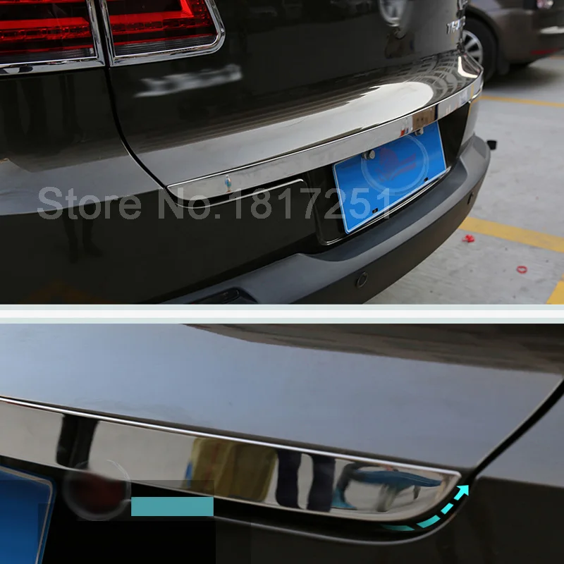 For VW TIGUAN 2010 2016 Door Sticker Stainless Steel back door Tailgate Trim Car Styling Accessories
For VW TIGUAN 2010 2016 Door Sticker Stainless Steel back door Tailgate Trim Car Styling Accessories