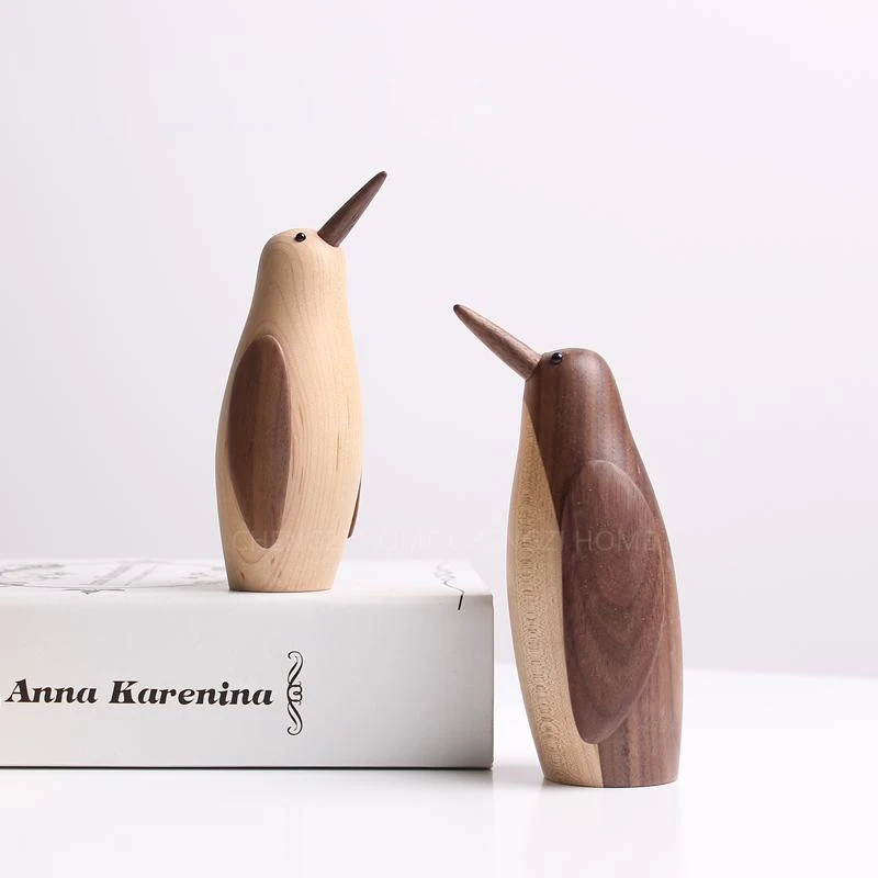 Europe Simplicity High-quality Maple Little penguin miniature figurines tabletop craft Solid wood penguin Creative gifts decor
Europe Simplicity High-quality Maple Little penguin miniature figurines tabletop craft Solid wood penguin Creative gifts decor