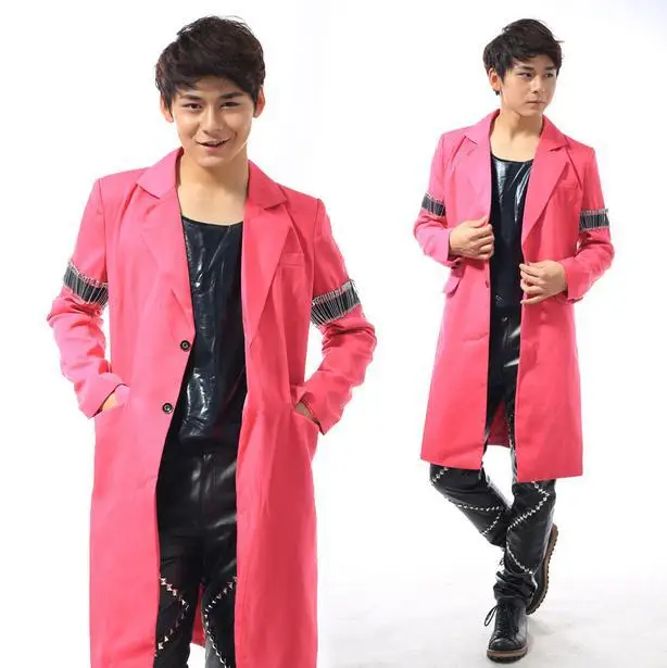 Red Personalized Singer suits blazers stage rock blazer men suit fashion suits for men blazer jacket masculino Customizable
Red Personalized Singer suits blazers stage rock blazer men suit fashion suits for men blazer jacket masculino Customizable