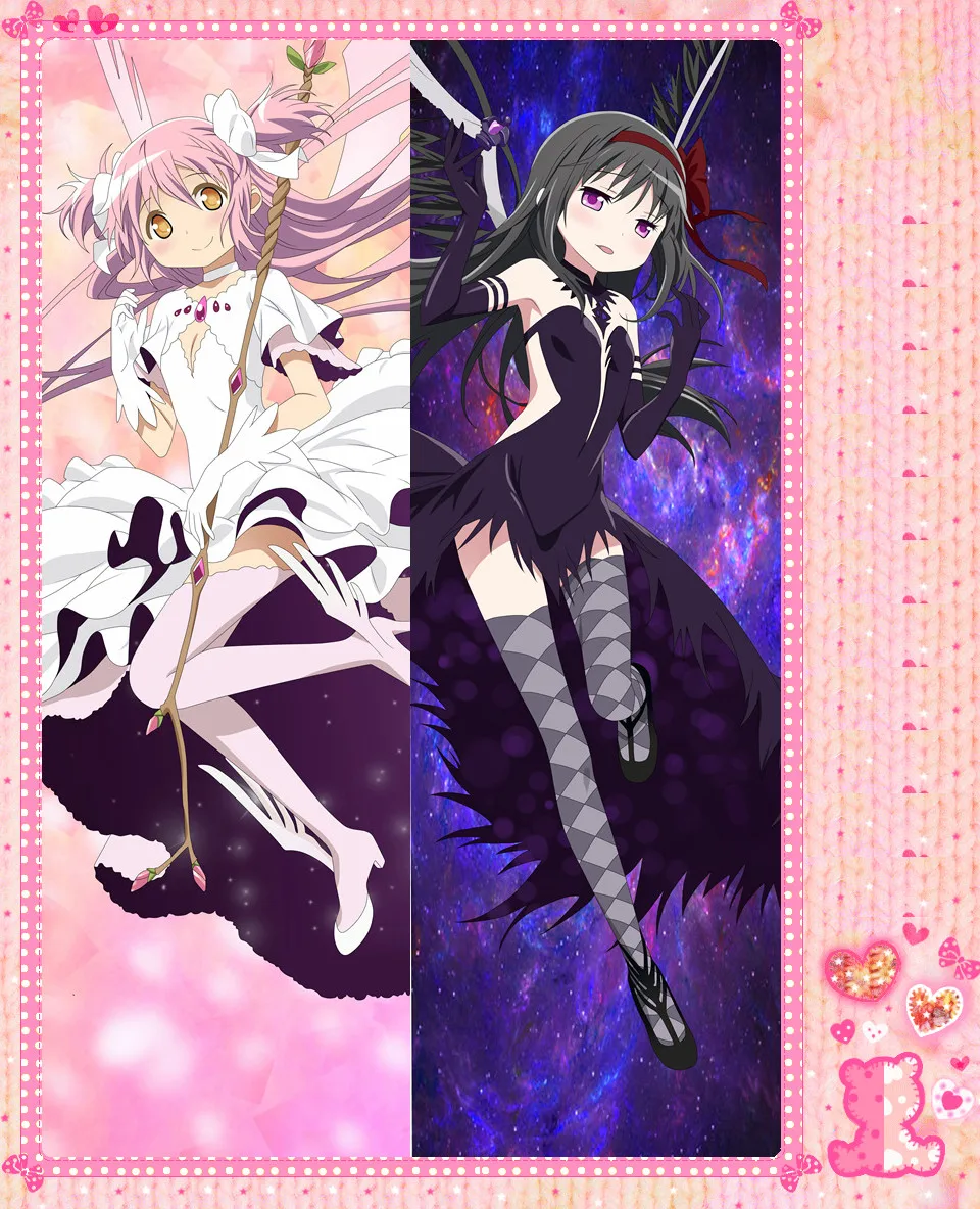 Anime Cartoon Puella Magi Madoka Magica Double-Sided Bolster Hugging Pillow Case Cover Pillowcase Peach Skin 2 Way / WT 67026
Anime Cartoon Puella Magi Madoka Magica Double-Sided Bolster Hugging Pillow Case Cover Pillowcase Peach Skin 2 Way / WT 67026