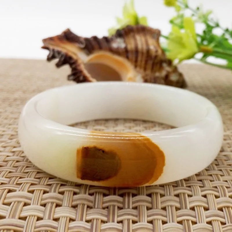 Drop Shipping White Natural Afghan Nephrite Jade Bracelet Flowers Elegant Genuine Bangle Lady's Gift For women's Fine Jewelry
Drop Shipping White Natural Afghan Nephrite Jade Bracelet Flowers Elegant Genuine Bangle Lady's Gift For women's Fine Jewelry