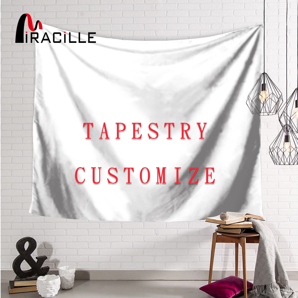 Miracille Customized Tapestry with Your Own Image Polyester Home Decor Wall Hanging Art Paintings Beach Towel For Living Bedroom
Miracille Customized Tapestry with Your Own Image Polyester Home Decor Wall Hanging Art Paintings Beach Towel For Living Bedroom