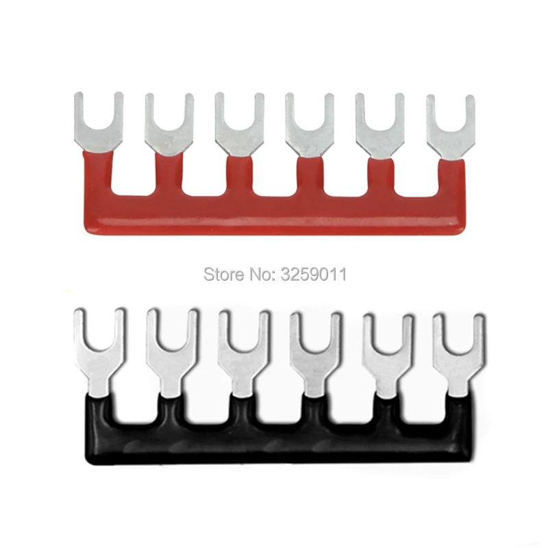 20PCS TB1506 TBD-15A Suyep 6 Positions 15A Wire Connector Pre Insulated Fork Type Barrier Spades Terminal Strip Jumper Block red
20PCS TB1506 TBD-15A Suyep 6 Positions 15A Wire Connector Pre Insulated Fork Type Barrier Spades Terminal Strip Jumper Block red