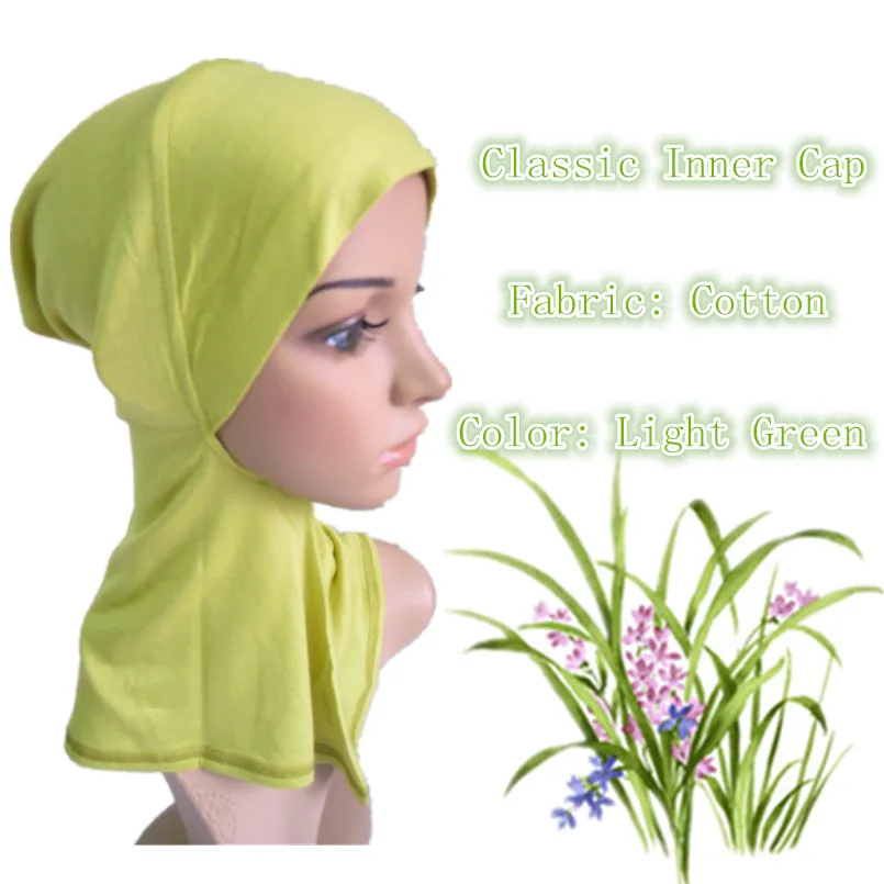 mu1141 Classic Cotton Retail Muslim Inner Hat Solid Color Under Caps Islamic Underscarf | Тематическая одежда и униформа