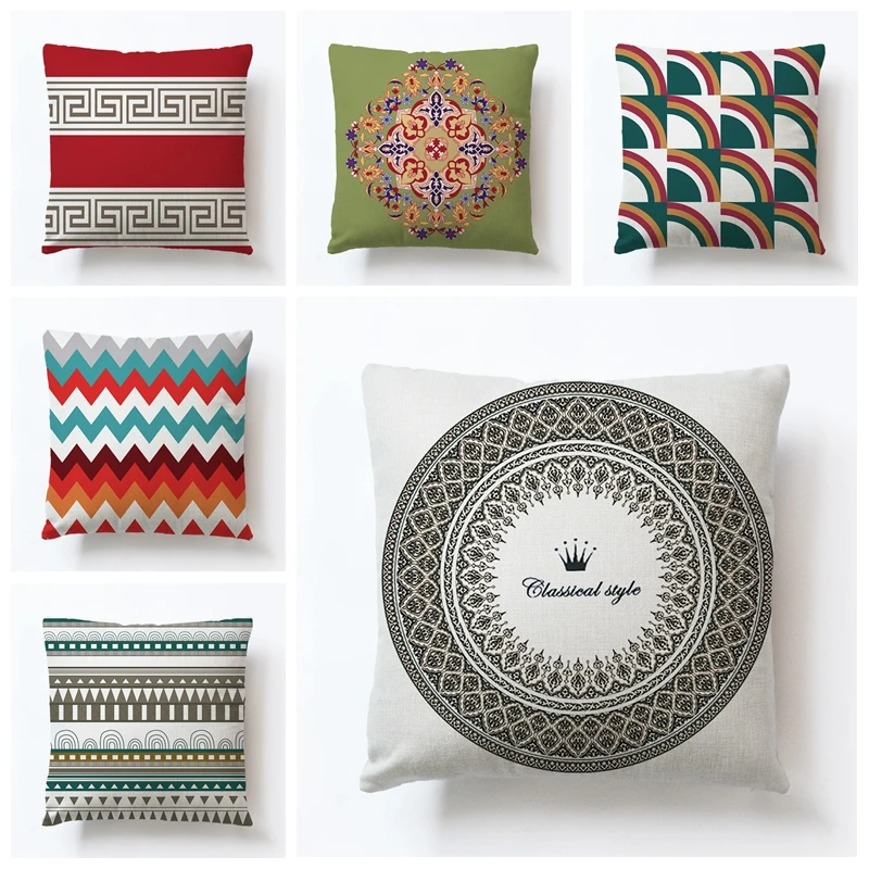Geometric Pattern 45x45cm Flax Pillow Sleeve Cartoon Car Pillow Multifunctional Sofa Cushion Sleeve New Pillow Waist Pillow
Geometric Pattern 45x45cm Flax Pillow Sleeve Cartoon Car Pillow Multifunctional Sofa Cushion Sleeve New Pillow Waist Pillow