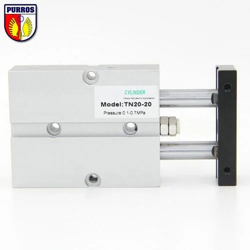 Двойной цилиндр TN TDA 25 отверстие: мм ход: 45/50/60/70/75/80/100 Smm|cylinder rod|cylinder boring |