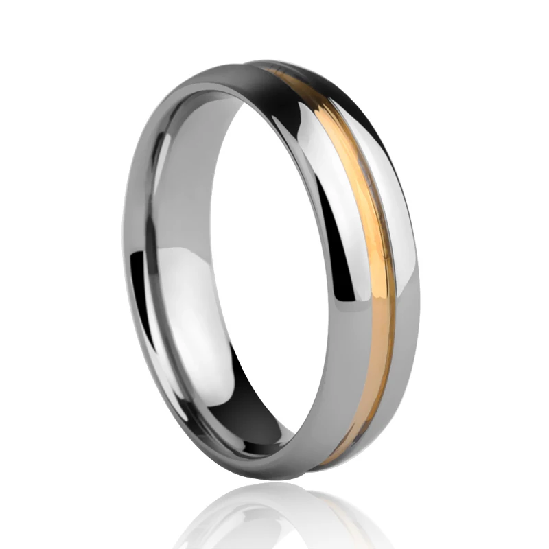 Classic Design 6/8mm Width Tungsten Carbide Rings Dome Band Engraving and Gold Plating in the Surface for Woman Man Wedding
Classic Design 6/8mm Width Tungsten Carbide Rings Dome Band Engraving and Gold Plating in the Surface for Woman Man Wedding