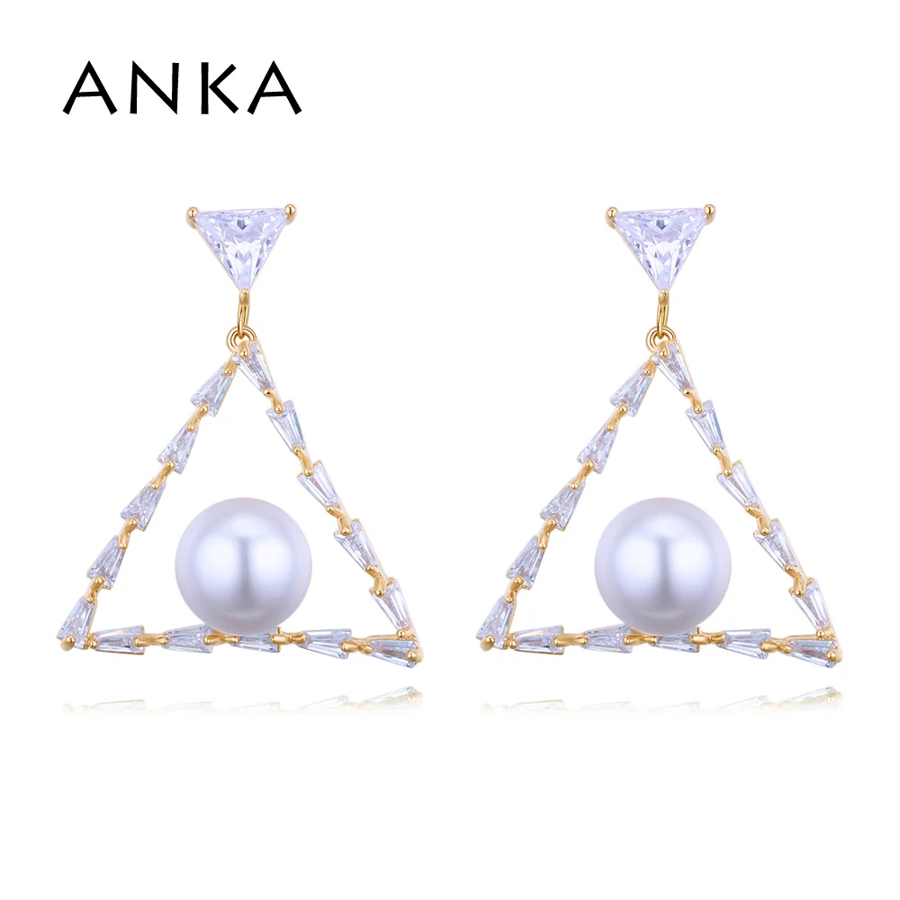 ANKA brand fashion simple triangle zircon earrings for women luxury geometric pearl drop earrings jewelry Christmas gift #128651
ANKA brand fashion simple triangle zircon earrings for women luxury geometric pearl drop earrings jewelry Christmas gift #128651