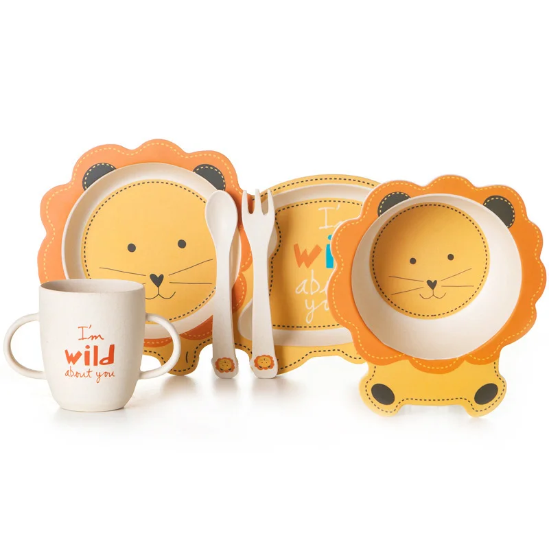 5pcs/set Environmental children tableware bamboo fiber plate Baby tableware set cartoon dinner Tableware Christmas gift
5pcs/set Environmental children tableware bamboo fiber plate Baby tableware set cartoon dinner Tableware Christmas gift