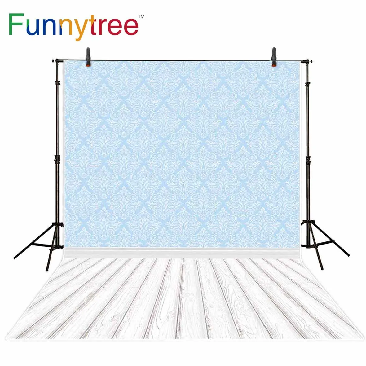 Funnytree backgrounds for photography studio blue damask wood floor professional backdrop photocall photobooth printed
Funnytree backgrounds for photography studio blue damask wood floor professional backdrop photocall photobooth printed