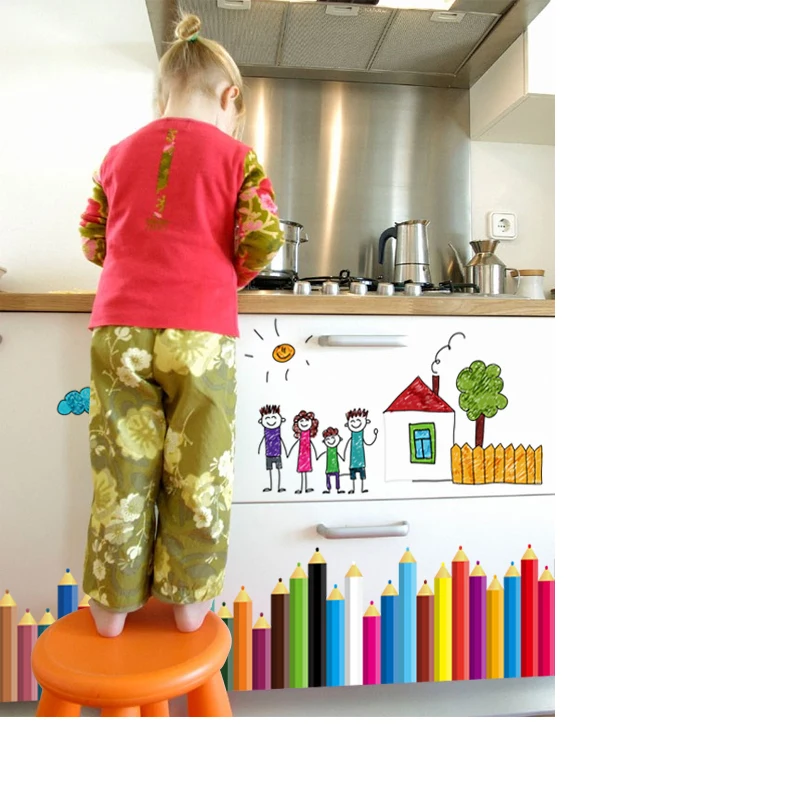 SK7014B Colored pencils baseboard sticker waterproof for kid children room classrooms removable mural wall stickers decoration
SK7014B Colored pencils baseboard sticker waterproof for kid children room classrooms removable mural wall stickers decoration
