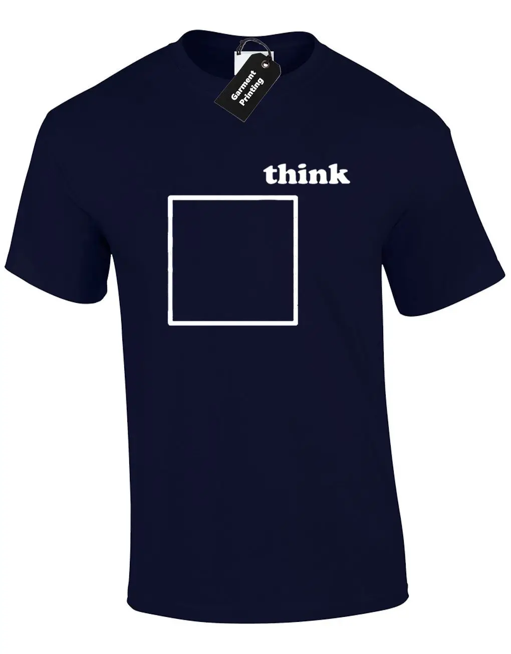 THINK OUTSIDE THE BOX Мужская футболка забавная шутка новый дизайн предмама Ретро Подарок