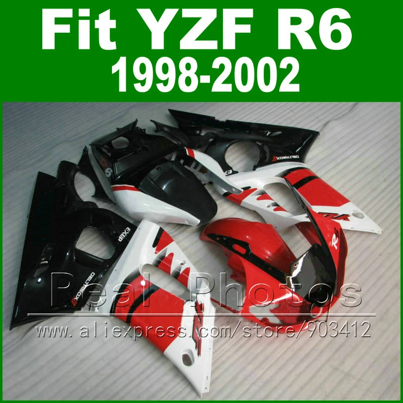 New arrival Plastic parts for YAMAHA R6 fairing kit 98-02 red black YZF R6 fairings1998 1999 2000 2001 2002 bodywork
New arrival Plastic parts for YAMAHA R6 fairing kit 98-02 red black YZF R6 fairings1998 1999 2000 2001 2002 bodywork