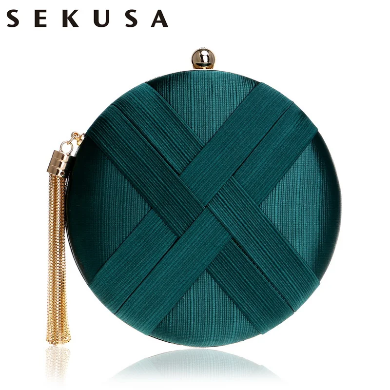 SEKUSA Fashion Women Bag Tassel Metal Small Day Clutch Purse Handbags Chain Shoulder Lady Evening Bags Phone Key Pocket Bags
SEKUSA Fashion Women Bag Tassel Metal Small Day Clutch Purse Handbags Chain Shoulder Lady Evening Bags Phone Key Pocket Bags
