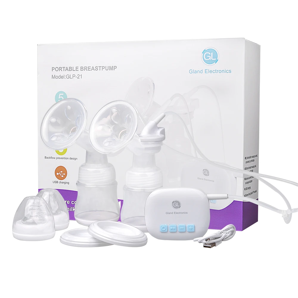 GL Double Electric Breast Pump FDA Baby Breast Feeding Milk Extractor Pump Breastfeeding Milk 5 Suctions 160ml Milk Bottles
GL Double Electric Breast Pump FDA Baby Breast Feeding Milk Extractor Pump Breastfeeding Milk 5 Suctions 160ml Milk Bottles