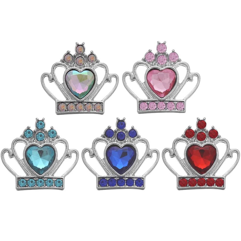 10pcs/lot 2018 New Snap Jewelry Heart Crystal Crown Snap Buttons for 18mm 20mm Snap Bracelet for Women
10pcs/lot 2018 New Snap Jewelry Heart Crystal Crown Snap Buttons for 18mm 20mm Snap Bracelet for Women