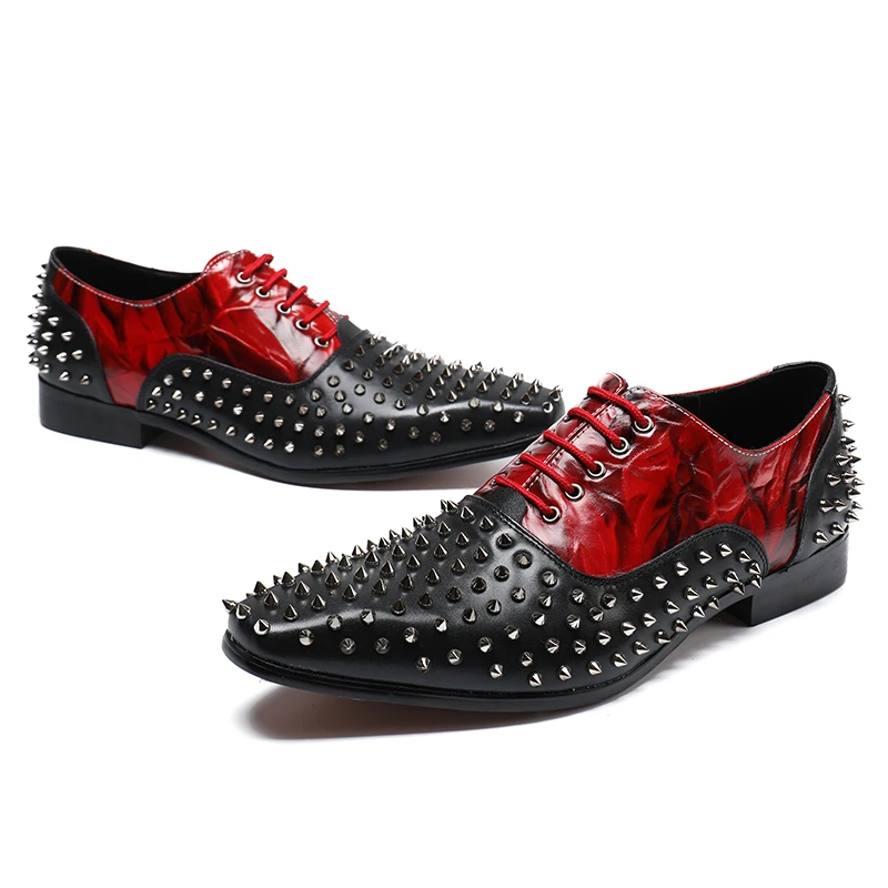 2018 британский стиль, модные мужские оксфорды с заклепками, обувь из натуральной кожи на шнуровке, мужские классические туфли, броги вечерни... 
2018 британский стиль, модные мужские оксфорды с заклепками, обувь из натуральной кожи на шнуровке, мужские классические туфли, броги вечерни...