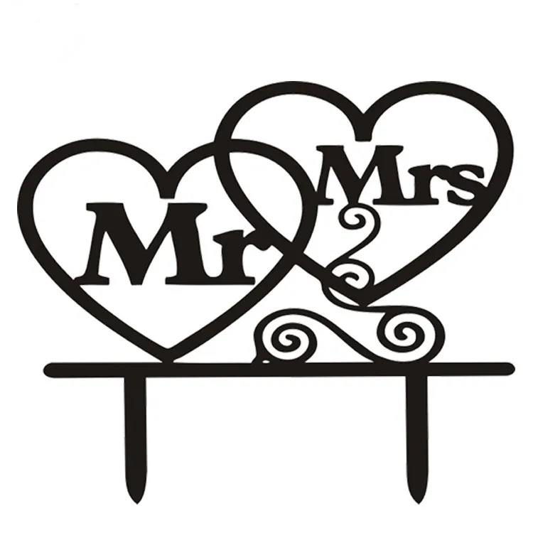 1pc Black White Mr & Mrs Acrylic Love Hearts Cake Flag Toppers For Wedding Anniversary Party Cake Decor Hot Sale
1pc Black White Mr & Mrs Acrylic Love Hearts Cake Flag Toppers For Wedding Anniversary Party Cake Decor Hot Sale