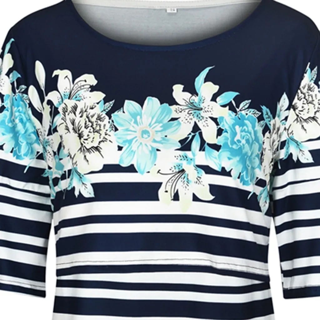 Women's Maternity T-Shirt Clothes for Pregnant Women Summer O-Neck Short Sleeve Stripe Prints Pregnancy Tops Maternity Clothes
Women's Maternity T-Shirt Clothes for Pregnant Women Summer O-Neck Short Sleeve Stripe Prints Pregnancy Tops Maternity Clothes