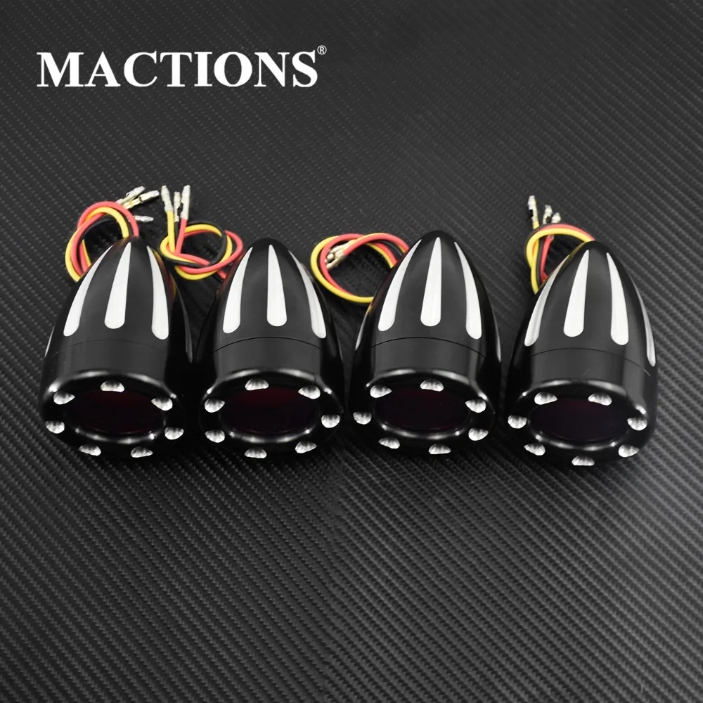 Motorcycle Metal Red LED Front Rear Turn Signal Indicator Light For Harley Sportster Touring Dyna Softail
Motorcycle Metal Red LED Front Rear Turn Signal Indicator Light For Harley Sportster Touring Dyna Softail