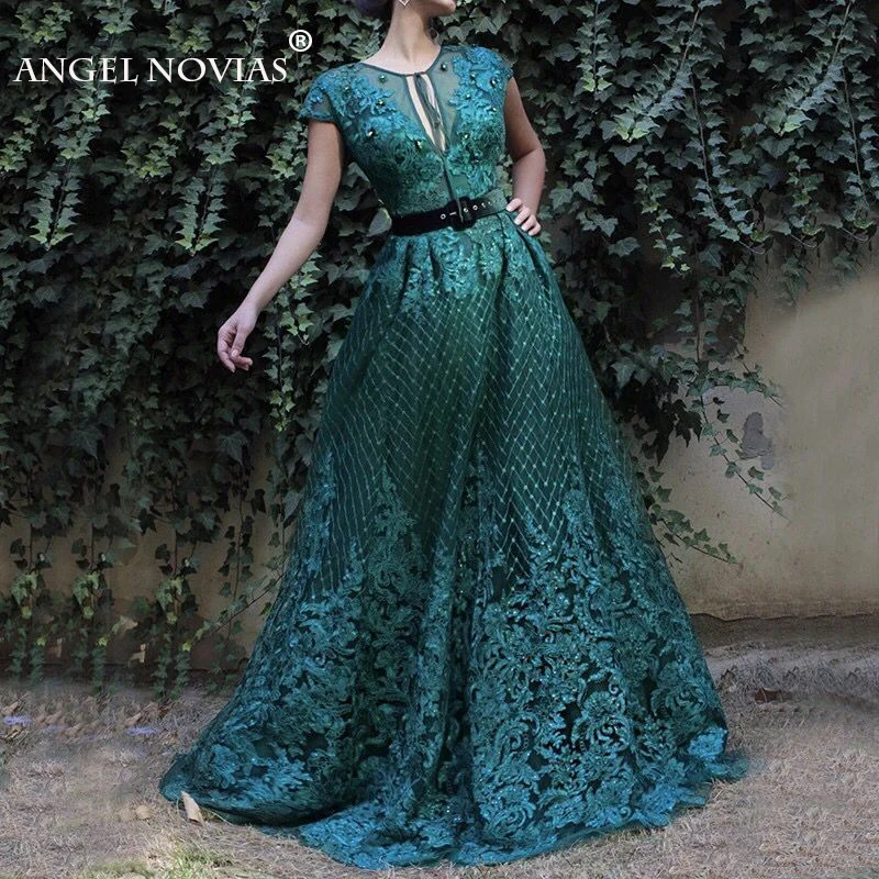 ANGEL NOVIAS Long Women Green Lace Abendkleider Arabic Elegant Evening Dress 2018 vestidos elegantes 2018
ANGEL NOVIAS Long Women Green Lace Abendkleider Arabic Elegant Evening Dress 2018 vestidos elegantes 2018