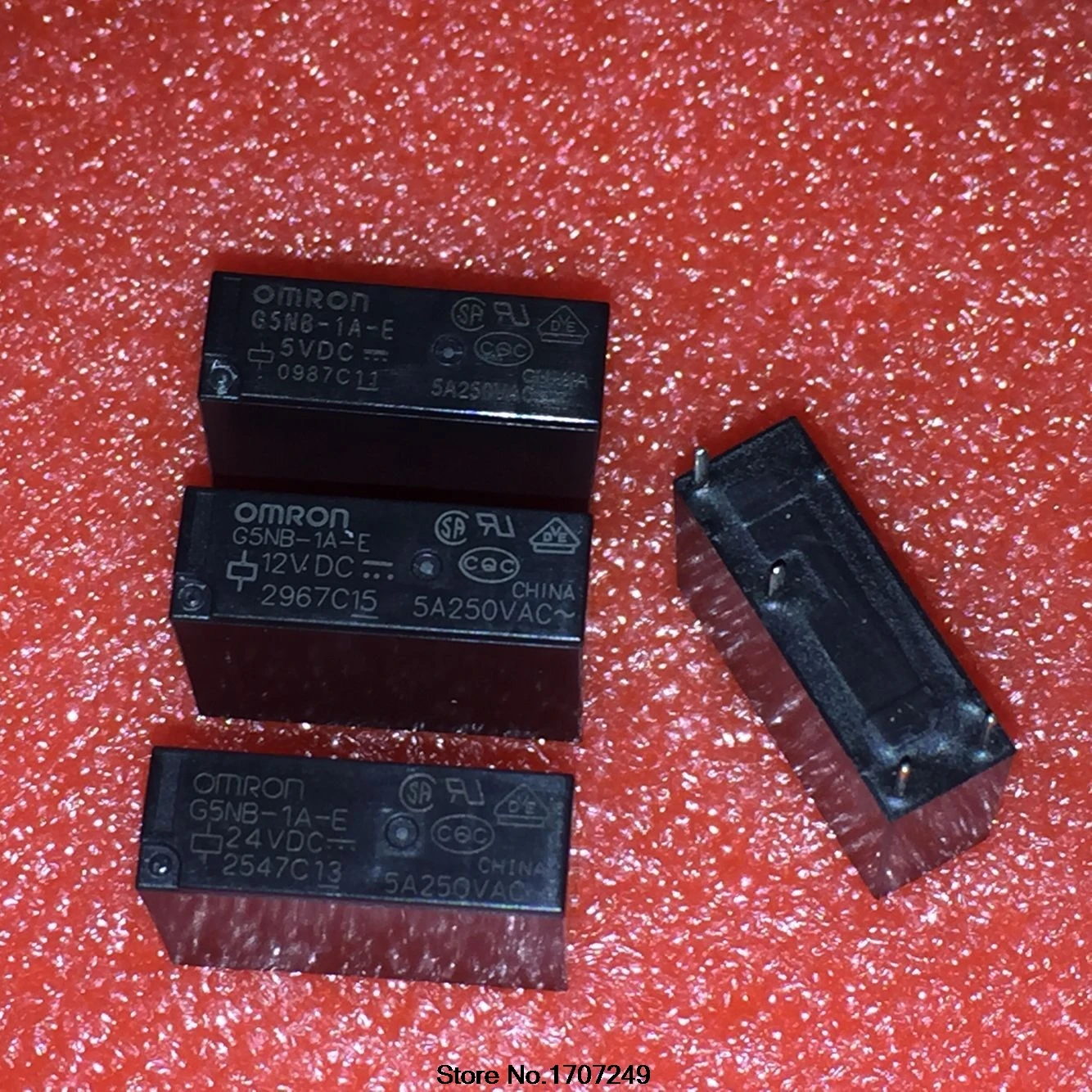 2 шт. реле мощности OMRON G5NB 1A E 5VDC 12VDC 24VDC 5 В/12 В/24 В постоянного тока 5A 4 контакта