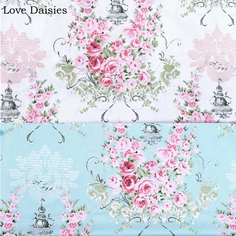 100% Cotton Twill WHITE BLUE Big Aestheticism Pink Rose Garland Tower Flower Floral Fabric for DIY Apparel Dress Patchwork Decor
100% Cotton Twill WHITE BLUE Big Aestheticism Pink Rose Garland Tower Flower Floral Fabric for DIY Apparel Dress Patchwork Decor