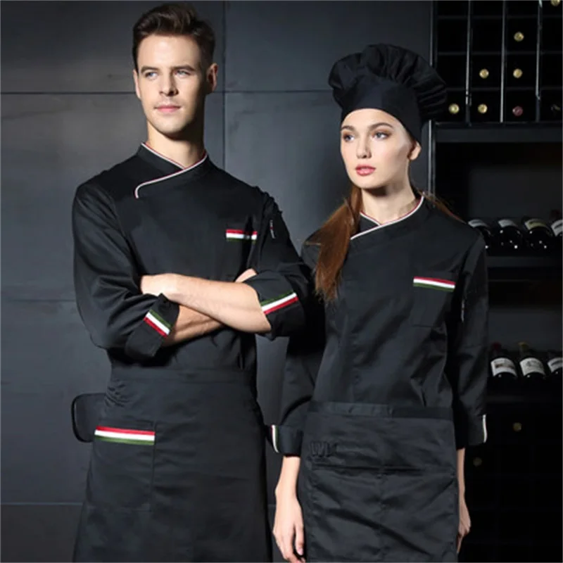 New Arrival Autumn & Winter Hotel Restaurant Kitchen Man Chef Jacket Long-sleeve Work Wear Uniform Cook Clothes
New Arrival Autumn & Winter Hotel Restaurant Kitchen Man Chef Jacket Long-sleeve Work Wear Uniform Cook Clothes