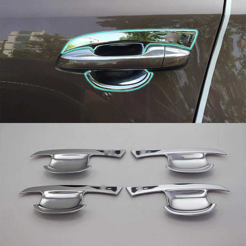 Car Accessories Exterior ABS Chrome Door Handle Bowl Cover Trims 4pcs For Kia KX5/Sportage 2016 Car Styling
Car Accessories Exterior ABS Chrome Door Handle Bowl Cover Trims 4pcs For Kia KX5/Sportage 2016 Car Styling