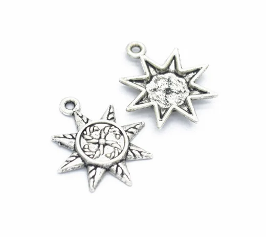 70pcs charms sun Alloy Pendants Antique silver bronze 23*18mm 1.4g Handmade Jewelry Making DIY European accessories
70pcs charms sun Alloy Pendants Antique silver bronze 23*18mm 1.4g Handmade Jewelry Making DIY European accessories