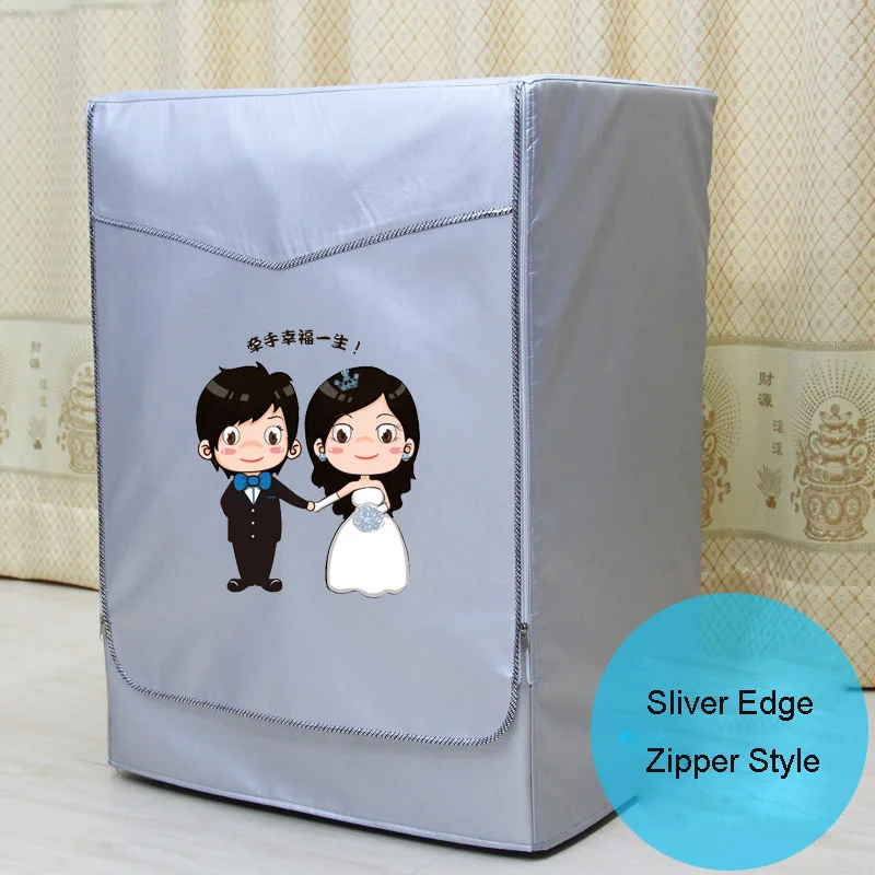SRYSJS Washing Machine Washer Cover Silver Coating Cartoon Full-automatic Roller and Dryer Cover Waterproof Sunscreen Cover
SRYSJS Washing Machine Washer Cover Silver Coating Cartoon Full-automatic Roller and Dryer Cover Waterproof Sunscreen Cover