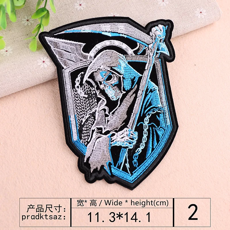 VIPOINT embroidery skull patches demon patches badges applique patches for clothing YX-89
VIPOINT embroidery skull patches demon patches badges applique patches for clothing YX-89