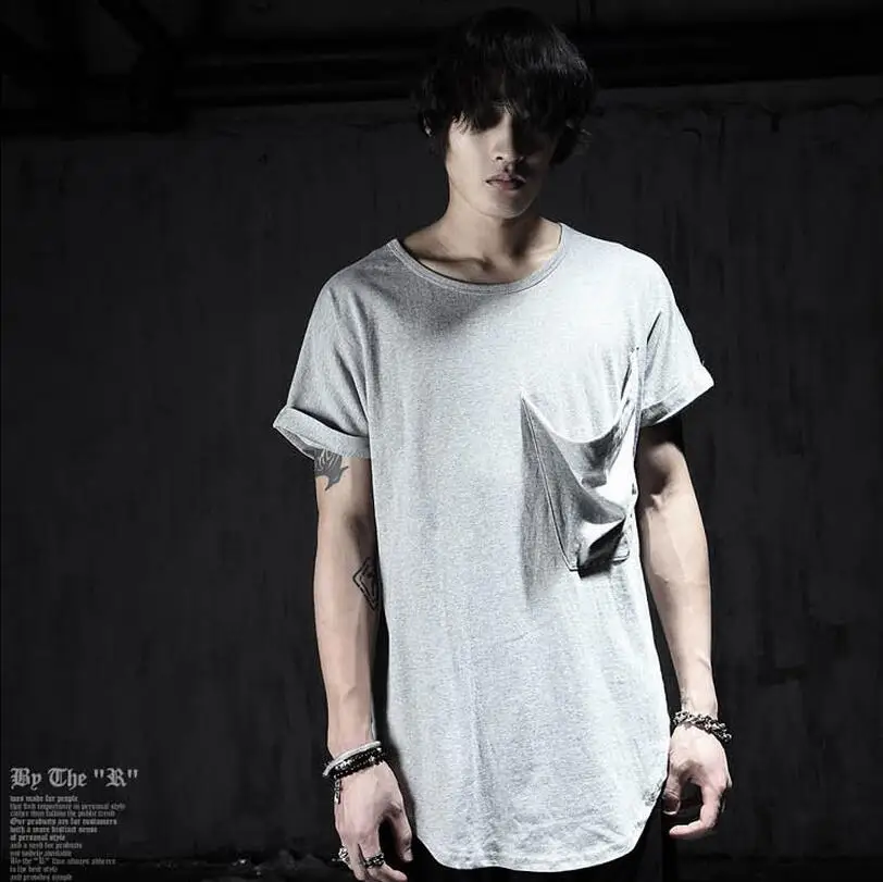 Free Shipping Men 's Korean Version Of The Long Section Of Leisure Fashion Big Pocket Short - Sleeved T - Shirt / S-3xl
Free Shipping Men 's Korean Version Of The Long Section Of Leisure Fashion Big Pocket Short - Sleeved T - Shirt / S-3xl