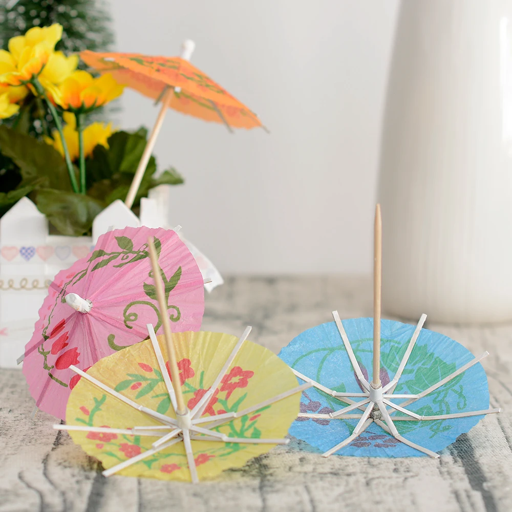 50pcs Paper Drink Cocktail Parasols Umbrellas Luau Sticks Tropical Hawaiian Party Wedding Paper Umbrella Decoration Fruit label
50pcs Paper Drink Cocktail Parasols Umbrellas Luau Sticks Tropical Hawaiian Party Wedding Paper Umbrella Decoration Fruit label