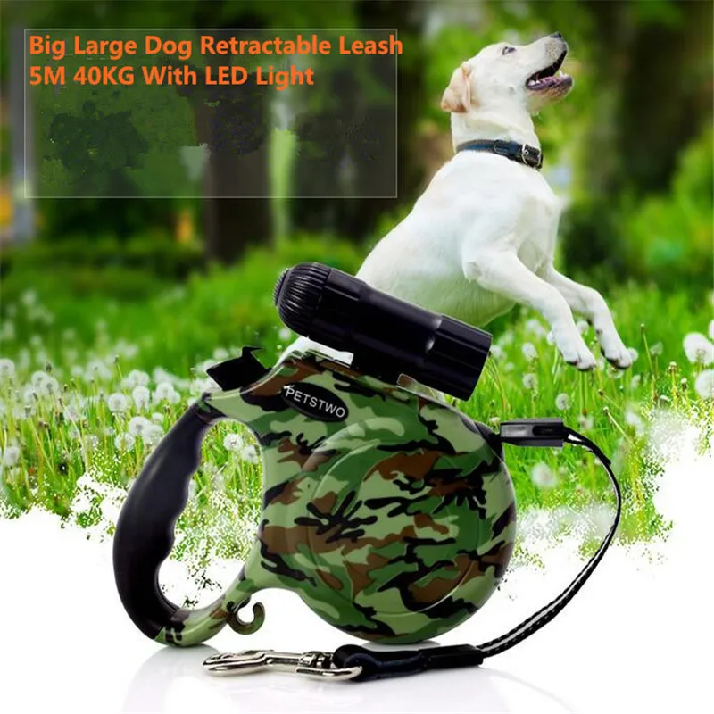 New Strong Big Large Dog Retractable Leash Extending Pet Leads With LED Light For Golden Retriever/Labrador 5M 40KG Medium Dogs
New Strong Big Large Dog Retractable Leash Extending Pet Leads With LED Light For Golden Retriever/Labrador 5M 40KG Medium Dogs