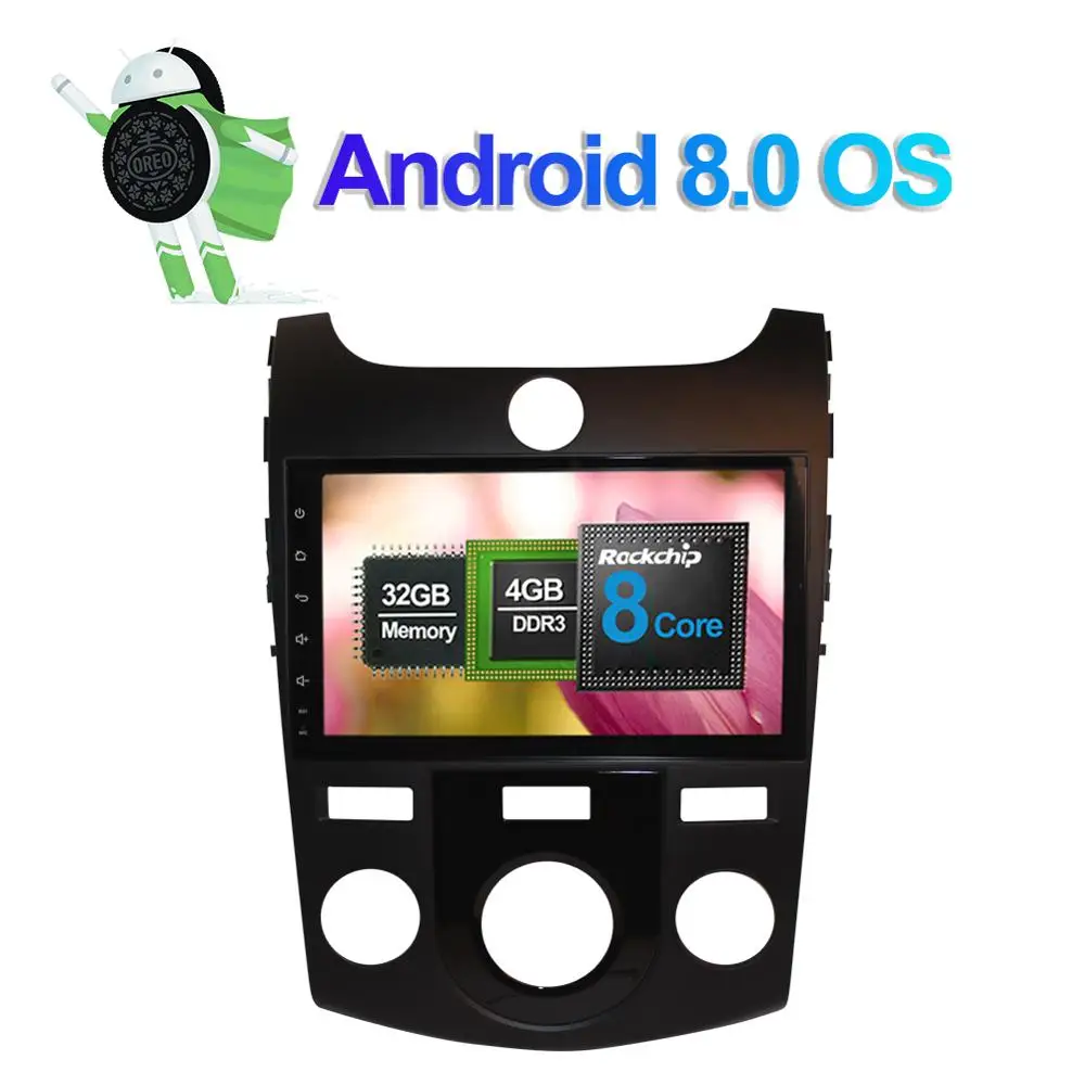 Android 7 1/8 0 Восьмиядерный 4 Гб RAM IPS экран Автомагнитола стерео с gps навигацией для Kia