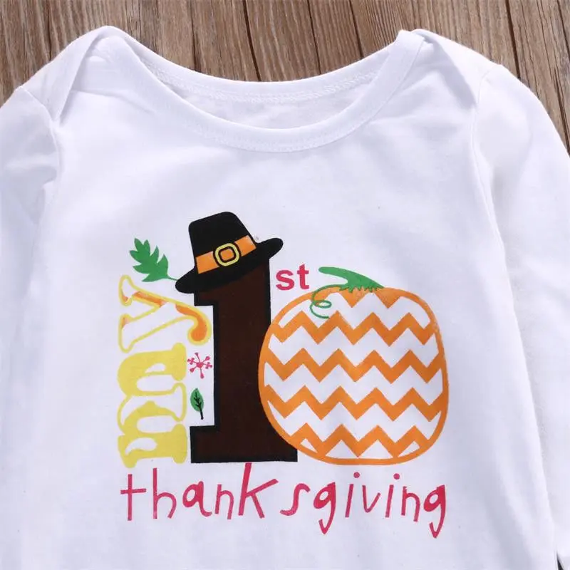 Thanthsgiving Baby Boy Girl Letter Print Short Sleeve Lace Summer Cotton Tops Bodysuit 0-12M
Thanthsgiving Baby Boy Girl Letter Print Short Sleeve Lace Summer Cotton Tops Bodysuit 0-12M