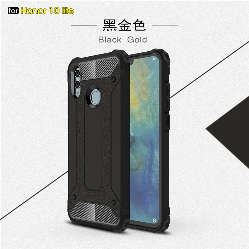Case Huawei Honor 10 Lite Cover Anti-knock Soft Silicone + Hard Plastic Back Case For Huawei Honor 10 Lite Fundas Honor 10 Lite
Case Huawei Honor 10 Lite Cover Anti-knock Soft Silicone + Hard Plastic Back Case For Huawei Honor 10 Lite Fundas Honor 10 Lite