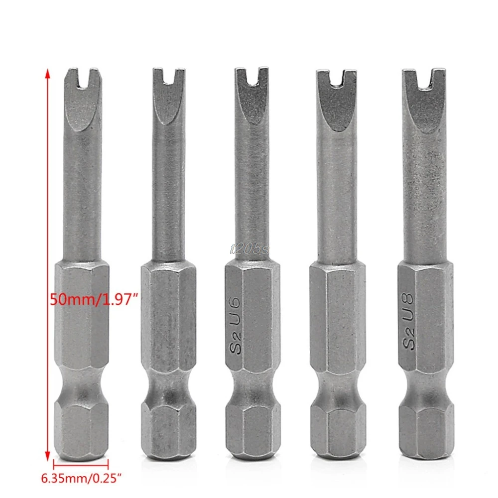 5 Pcs 1/4 Inch S2 Hex Magnetic U Shaped Screwdriver Bits Tools 50mm Length U4-U Hand Tools T12 Drop ship
5 Pcs 1/4 Inch S2 Hex Magnetic U Shaped Screwdriver Bits Tools 50mm Length U4-U Hand Tools T12 Drop ship