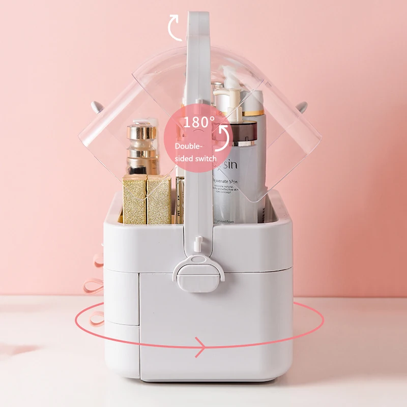 Bathroom Dressing Table Rotating Drawer-style Make-up Organizer ABS Acrylic Makeup Display Stand Makeup Organizador Lipstick
Bathroom Dressing Table Rotating Drawer-style Make-up Organizer ABS Acrylic Makeup Display Stand Makeup Organizador Lipstick