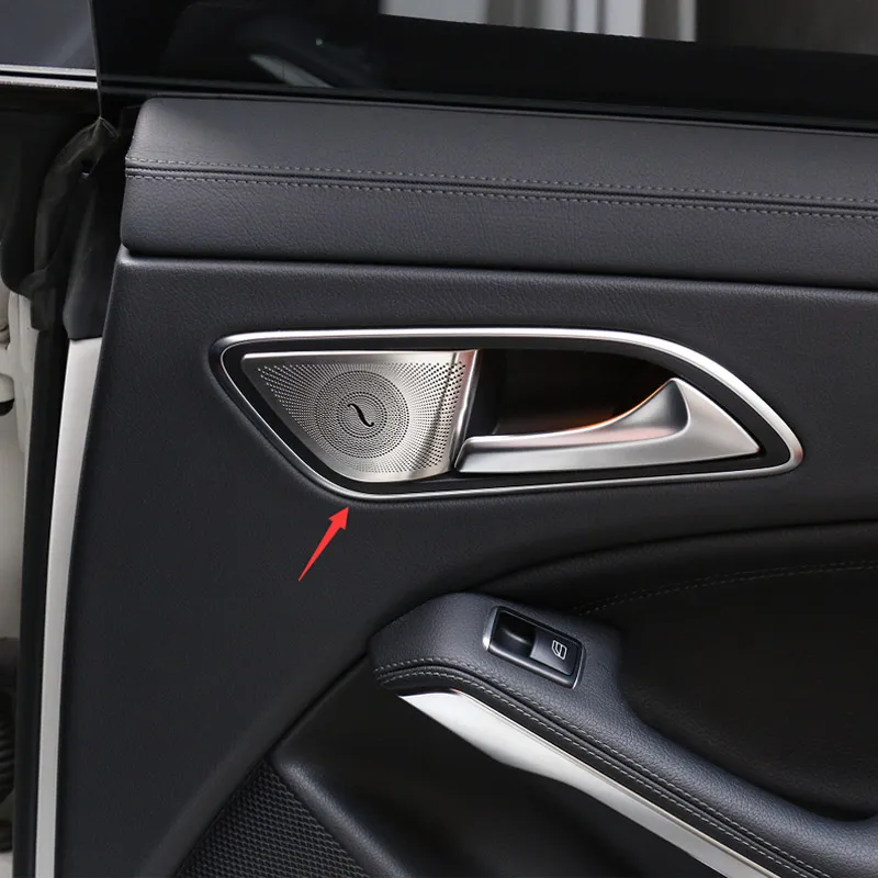 For Mercedes Benz GLA X156CLA C117 A B Class AMG Car Styling Interior Rear Door Speaker Cover Audio Stereo Protection Sticker
For Mercedes Benz GLA X156CLA C117 A B Class AMG Car Styling Interior Rear Door Speaker Cover Audio Stereo Protection Sticker