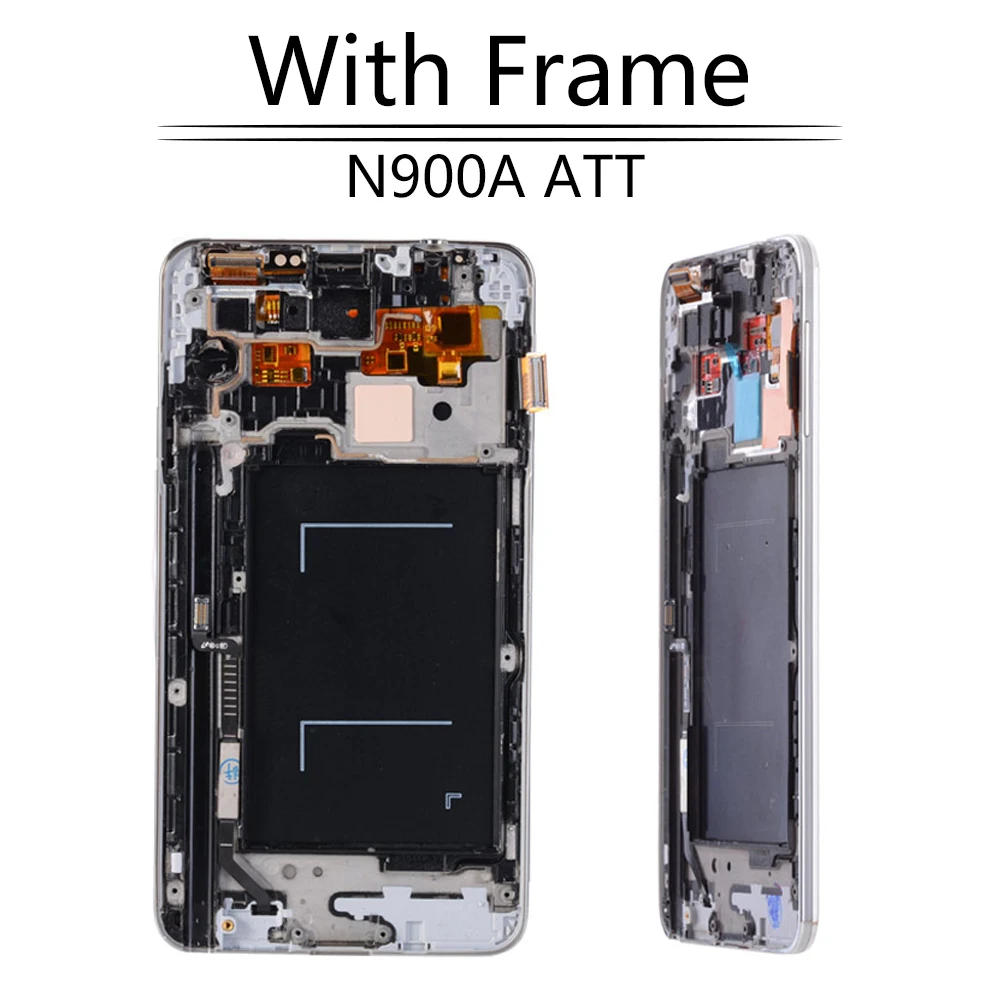 5.7" Super AMOLED For SAMSUNG Galaxy Note 3 LCD Display Touch Screen with Frame For SAMSUNG Note 3 N9005 N900A N900T Display
5.7" Super AMOLED For SAMSUNG Galaxy Note 3 LCD Display Touch Screen with Frame For SAMSUNG Note 3 N9005 N900A N900T Display