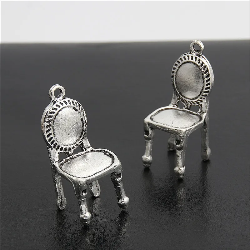 10pcs Silver Color Small Cute 3D Chair Furniture Charms Wholesale Bracelet Trendy Pendant For Jewelry Finding 31x14mm A2965
10pcs Silver Color Small Cute 3D Chair Furniture Charms Wholesale Bracelet Trendy Pendant For Jewelry Finding 31x14mm A2965